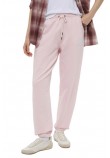 GUESS JEANS PANTS ICONIC FLEECE ΠΑΝΤΕΛΟΝΙ ΦΟΡΜΑ ΓΥΝΑΙΚΕΙΟ PINK