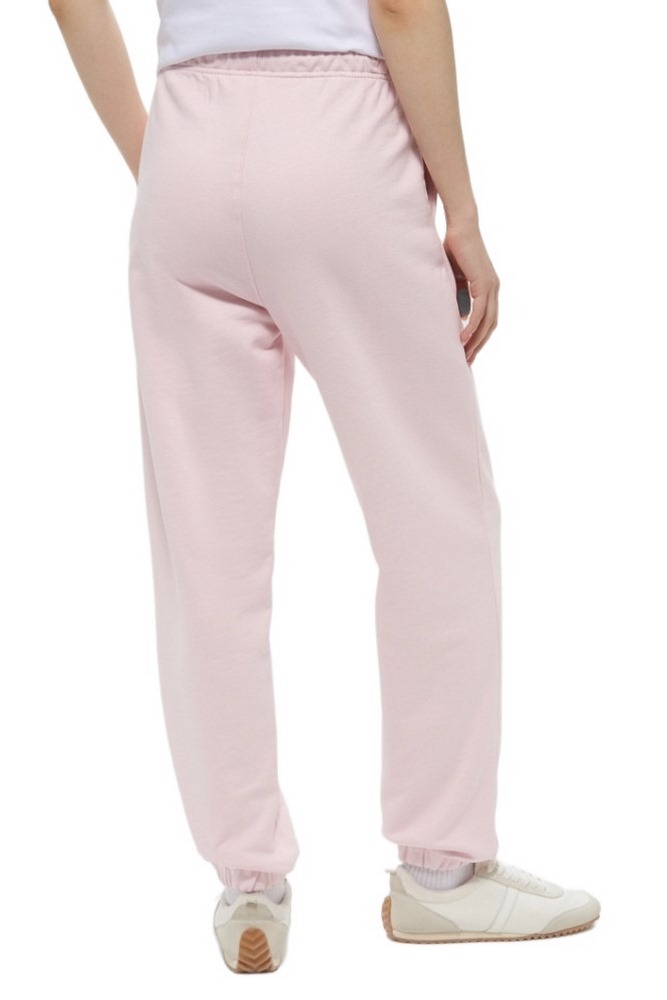 GUESS JEANS PANTS ICONIC FLEECE ΠΑΝΤΕΛΟΝΙ ΦΟΡΜΑ ΓΥΝΑΙΚΕΙΟ PINK