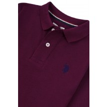 U.S.POLO ASSN MUST ΜΠΛΟΥΖΑ ΑΝΔΡΙΚΗ AUBERGINE