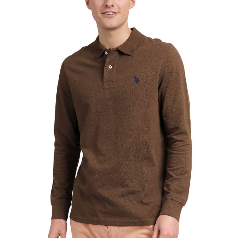 U.S.POLO ASSN MUST ΜΠΛΟΥΖΑ ΑΝΔΡΙΚΗ BROWN