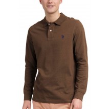 U.S.POLO ASSN MUST ΜΠΛΟΥΖΑ ΑΝΔΡΙΚΗ BROWN