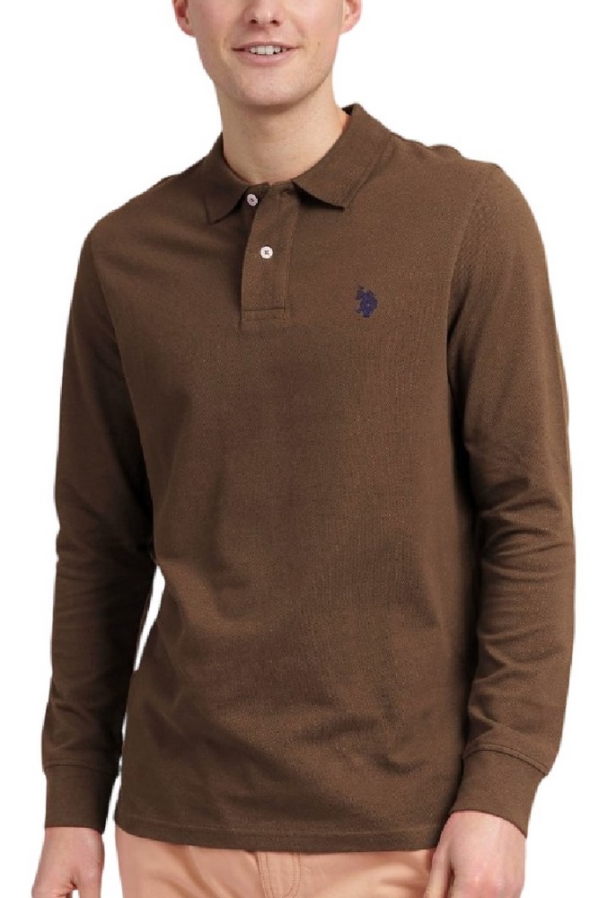 U.S.POLO ASSN MUST ΜΠΛΟΥΖΑ ΑΝΔΡΙΚΗ BROWN