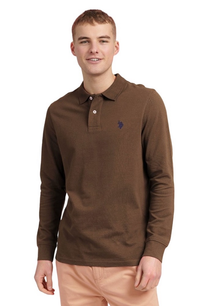 U.S.POLO ASSN MUST ΜΠΛΟΥΖΑ ΑΝΔΡΙΚΗ BROWN