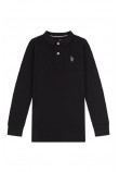 U.S.POLO ASSN MUST ΜΠΛΟΥΖΑ ΑΝΔΡΙΚΗ BLACK