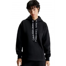 CALVIN KLEIN JEANS LOGO DRAWCORD HOODIE ΦΟΥΤΕΡ ΓΥΝΑΙΚΕΙΟ BLACK