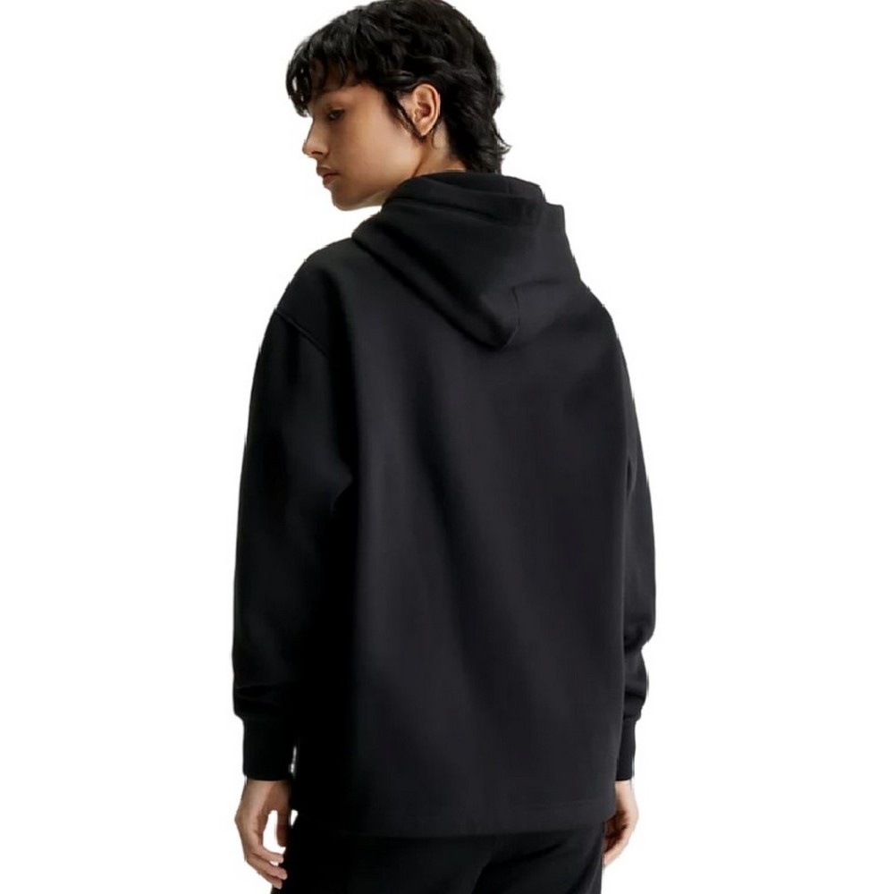 CALVIN KLEIN JEANS LOGO DRAWCORD HOODIE ΦΟΥΤΕΡ ΓΥΝΑΙΚΕΙΟ BLACK