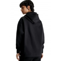 CALVIN KLEIN JEANS LOGO DRAWCORD HOODIE ΦΟΥΤΕΡ ΓΥΝΑΙΚΕΙΟ BLACK