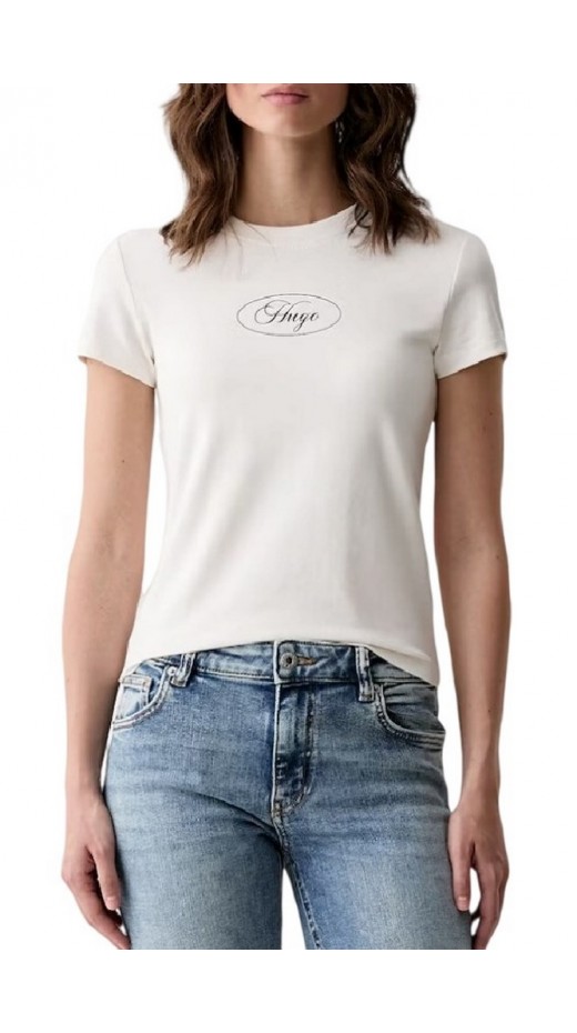HUGO BOSS 90s TEE B JERSEY T-SHIRT ΜΠΛΟΥΖΑ ΓΥΝΑΙΚΕΙΑ OFF WHITE