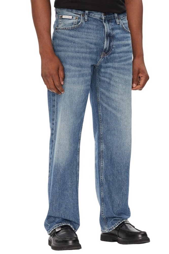 CALVIN KLEIN JEANS 90S STRGHT LT WT SHC ΠΑΝΤΕΛΟΝΙ ΑΝΔΡΙΚΟ BLUΕ DENIM