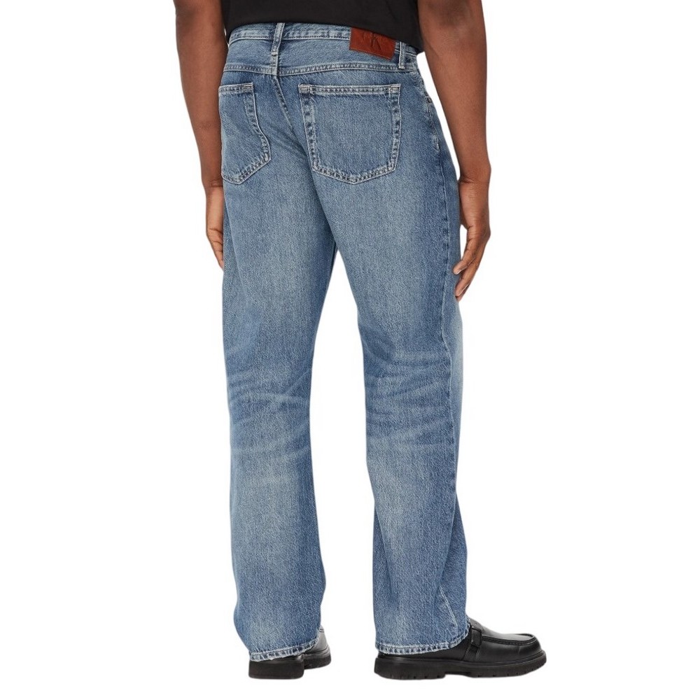 CALVIN KLEIN JEANS 90S STRGHT LT WT SHC ΠΑΝΤΕΛΟΝΙ ΑΝΔΡΙΚΟ BLUΕ DENIM