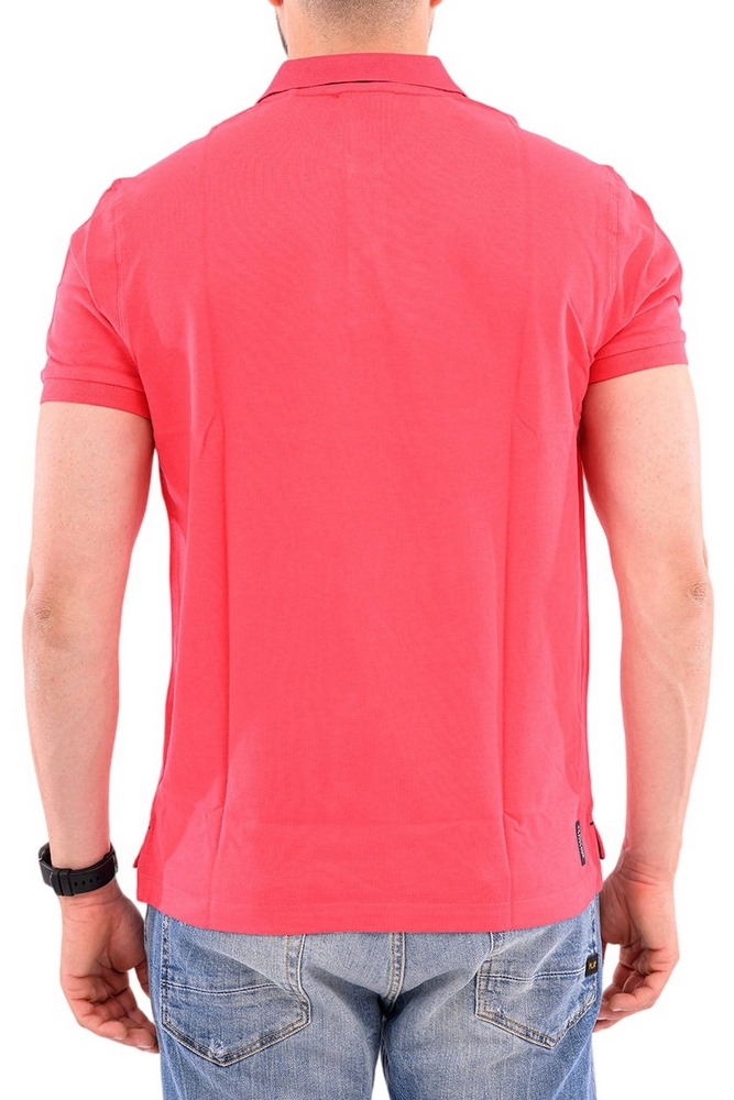 U.S POLO ASSN FLYN POLO T-SHIRT ΜΠΛΟΥΖΑ ΑΝΔΡΙΚΗ CORAL