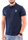 U.S POLO ASSN FLYN POLO T-SHIRT ΜΠΛΟΥΖΑ ΑΝΔΡΙΚΗ NAVY