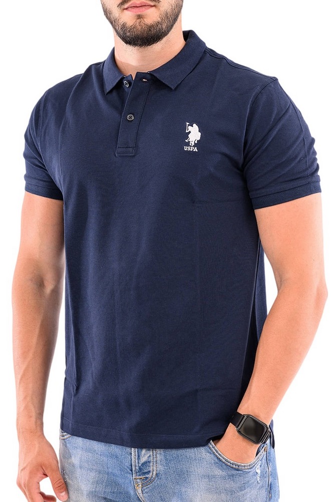 U.S POLO ASSN FLYN POLO T-SHIRT ΜΠΛΟΥΖΑ ΑΝΔΡΙΚΗ NAVY