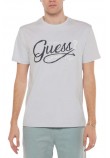 GUESS SS CN GUESS LOGO TEE T-SHIRT ΜΠΛΟΥΖΑ ΑΝΔΡΙΚΗ GREY