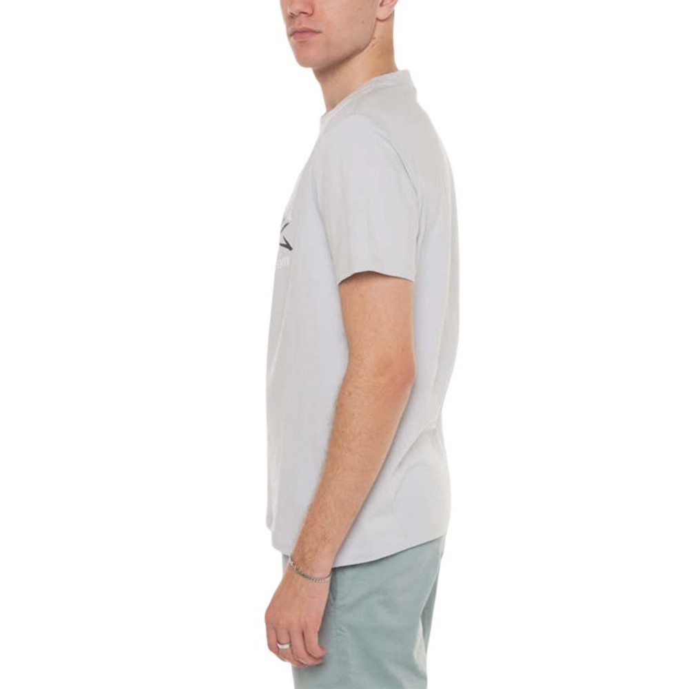 GUESS SS CN GUESS LOGO TEE T-SHIRT ΜΠΛΟΥΖΑ ΑΝΔΡΙΚΗ GREY
