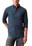 CALVIN KLEIN JEANS LS SOLID OXFORD CLASSIC SHIRT ΠΟΥΚΑΜΙΣΟ ΑΝΔΡΙΚΟ PETROL