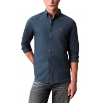 CALVIN KLEIN JEANS LS SOLID OXFORD CLASSIC SHIRT ΠΟΥΚΑΜΙΣΟ ΑΝΔΡΙΚΟ PETROL