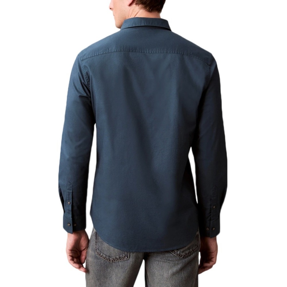 CALVIN KLEIN JEANS LS SOLID OXFORD CLASSIC SHIRT ΠΟΥΚΑΜΙΣΟ ΑΝΔΡΙΚΟ PETROL