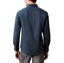 CALVIN KLEIN JEANS LS SOLID OXFORD CLASSIC SHIRT ΠΟΥΚΑΜΙΣΟ ΑΝΔΡΙΚΟ PETROL
