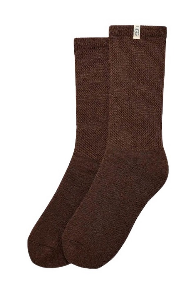 UGG SHEALY COZY CREW ΚΑΛΤΣΑ ΜΕΣΑΙΑ ΓΥΝΑΙΚΕΙΑ BROWN