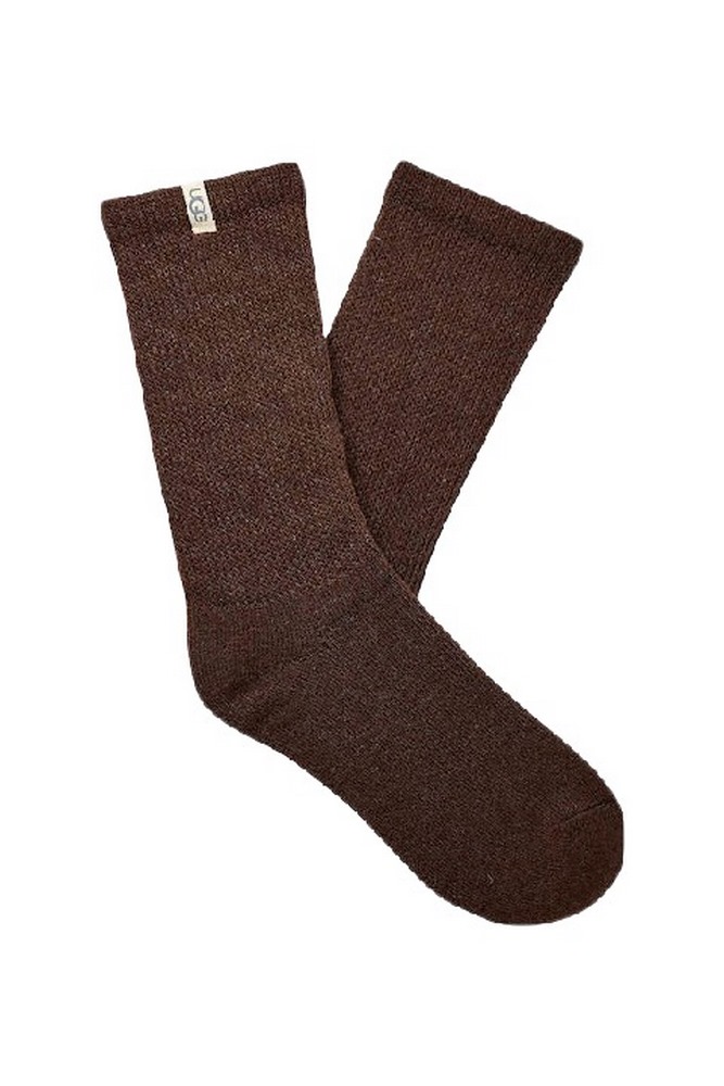 UGG SHEALY COZY CREW ΚΑΛΤΣΑ ΜΕΣΑΙΑ ΓΥΝΑΙΚΕΙΑ BROWN