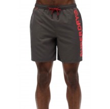 SUPERDRY D3 SDSW SPORT GRAPHIC 17 SWIM SHORT ΜΑΓΙΟ ΑΝΔΡΙΚΟ GREY