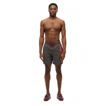 SUPERDRY D3 SDSW SPORT GRAPHIC 17 SWIM SHORT ΜΑΓΙΟ ΑΝΔΡΙΚΟ GREY