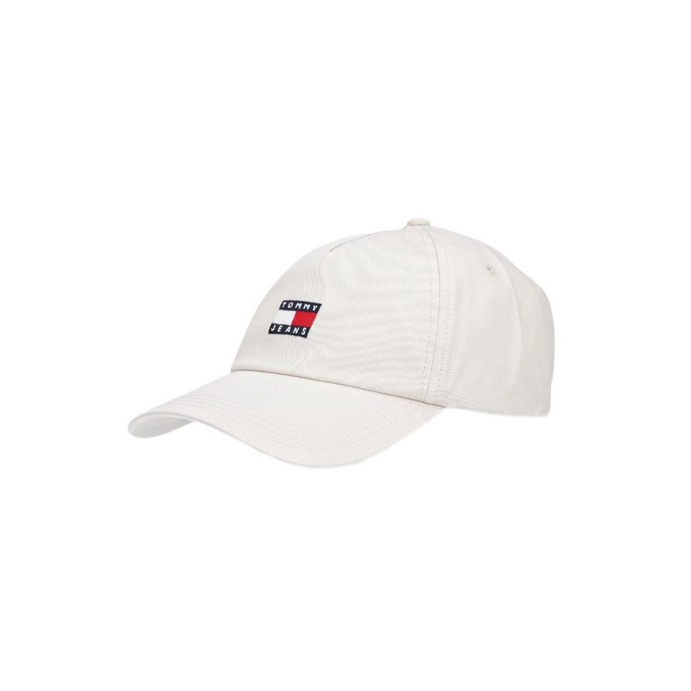TOMMY JEANS HERITAGE CORE 5 PANEL CAP ΚΑΠΕΛΟ ΓΥΝΑΙΚΕΙΟ WHITE