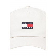 TOMMY JEANS HERITAGE CORE 5 PANEL CAP ΚΑΠΕΛΟ ΓΥΝΑΙΚΕΙΟ WHITE