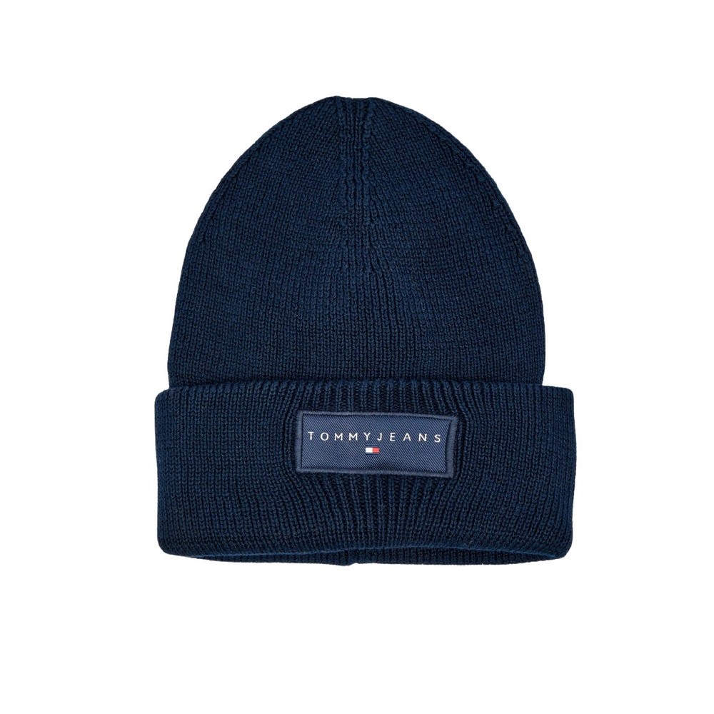 TOMMY JEANS  LINEAR BEANIE ΣΚΟΥΦΟΣ ΑΝΔΡΙΚΟΣ DARK NAVY