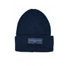 TOMMY JEANS  LINEAR BEANIE ΣΚΟΥΦΟΣ ΑΝΔΡΙΚΟΣ DARK NAVY