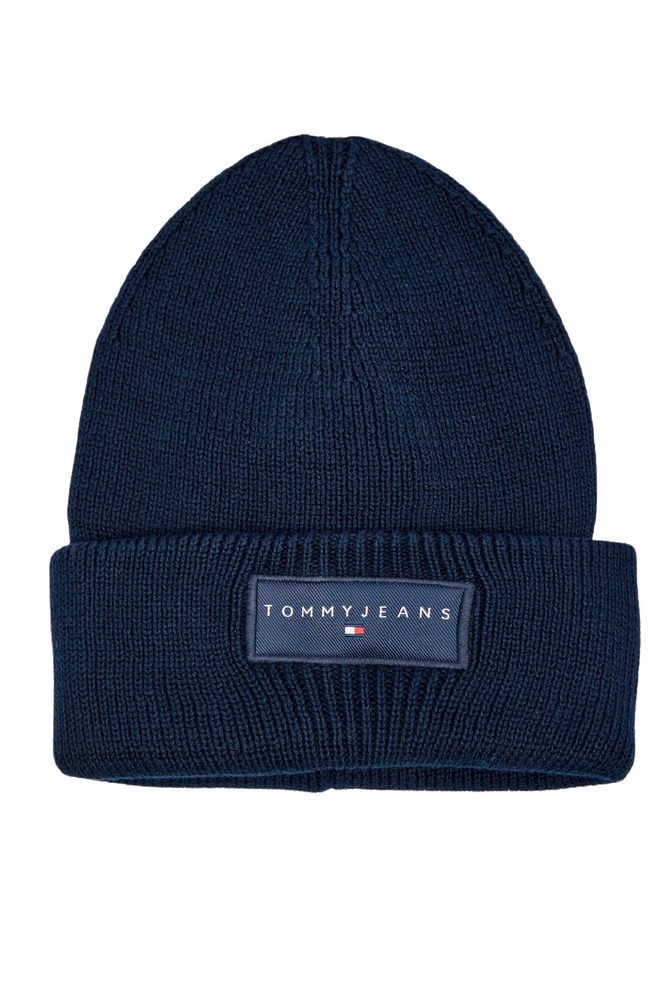 TOMMY JEANS  LINEAR BEANIE ΣΚΟΥΦΟΣ ΑΝΔΡΙΚΟΣ DARK NAVY