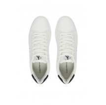CALVIN KLEIN JEANS CLASSIC CUPSOLE MONO LTH  ΠΑΠΟΥΤΣΙ ΑΝΔΡΙΚΟ WHITE/BLACK
