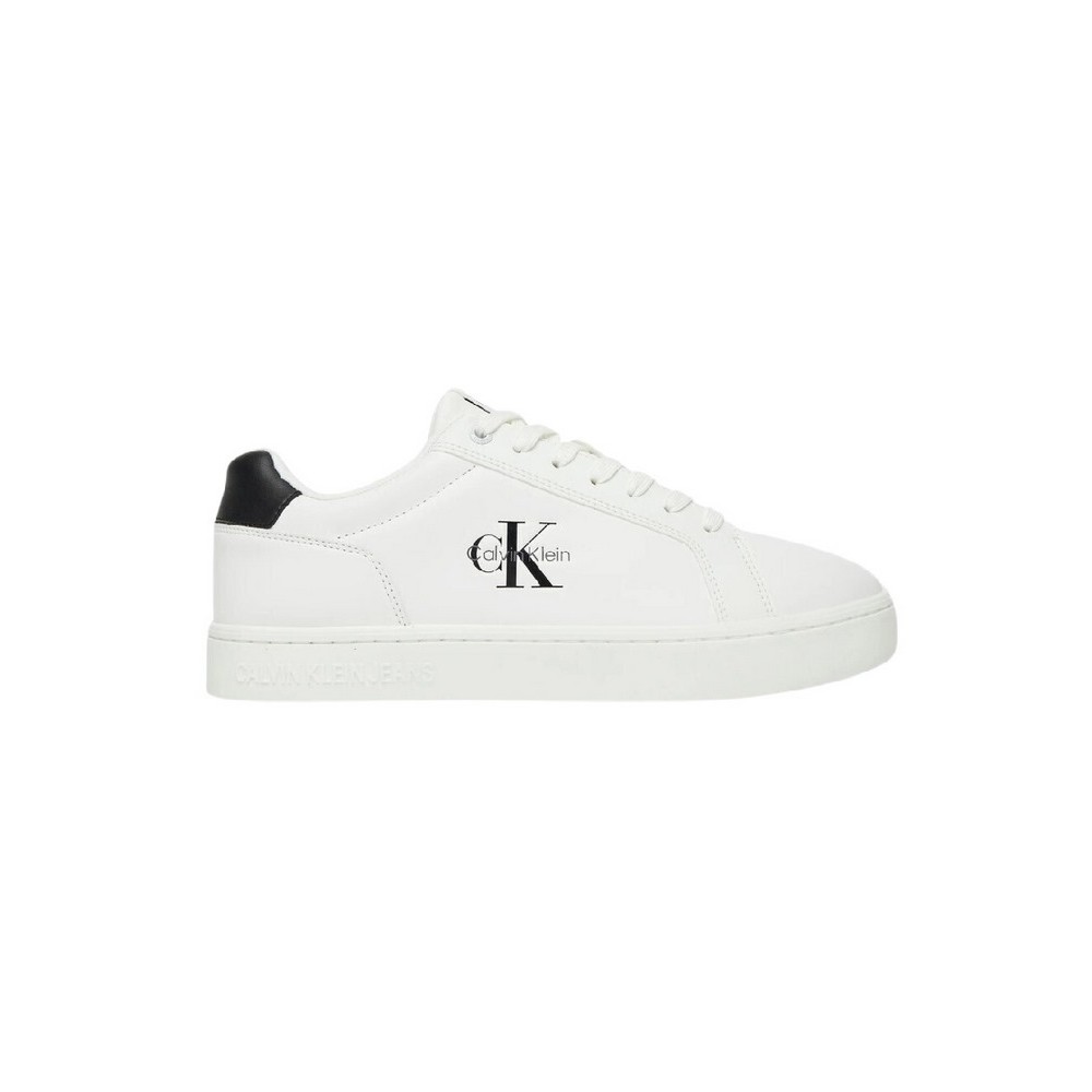 CALVIN KLEIN JEANS CLASSIC CUPSOLE MONO LTH  ΠΑΠΟΥΤΣΙ ΑΝΔΡΙΚΟ WHITE/BLACK