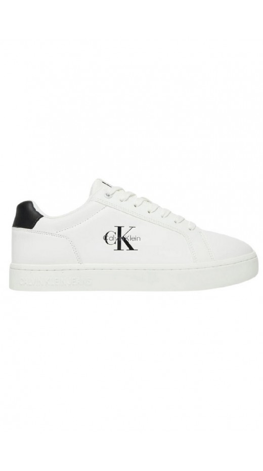 CALVIN KLEIN JEANS CLASSIC CUPSOLE MONO LTH  ΠΑΠΟΥΤΣΙ ΑΝΔΡΙΚΟ WHITE/BLACK