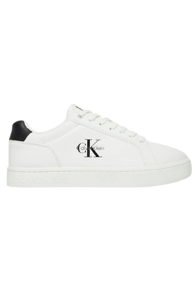CALVIN KLEIN JEANS CLASSIC CUPSOLE MONO LTH  ΠΑΠΟΥΤΣΙ ΑΝΔΡΙΚΟ WHITE/BLACK