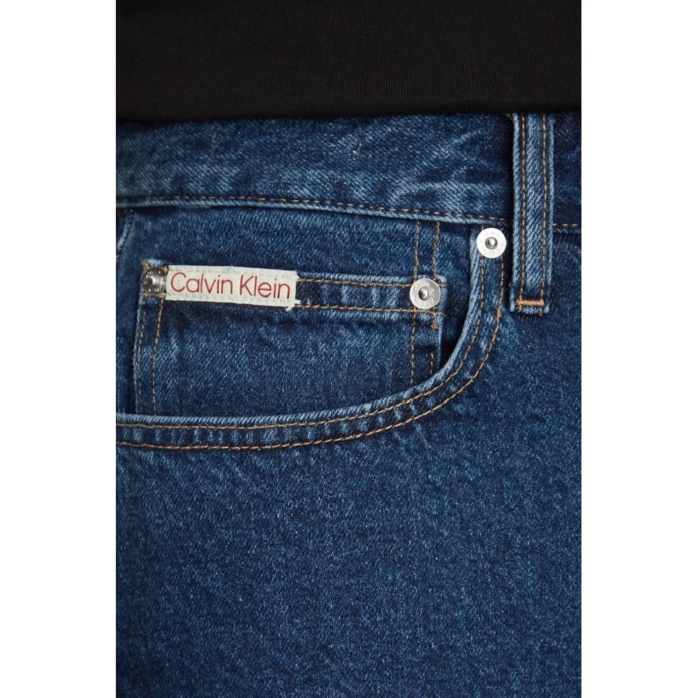 CALVIN KLEIN JEANS REGULAR SHORT ΒΕΡΜΟΥΔΑ ΑΝΔΡΙΚΗ BLUΕ DENIM