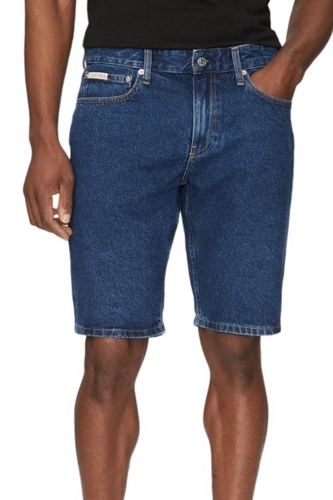 CALVIN KLEIN JEANS REGULAR SHORT ΒΕΡΜΟΥΔΑ ΑΝΔΡΙΚΗ BLUΕ DENIM