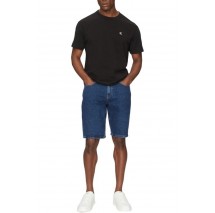 CALVIN KLEIN JEANS REGULAR SHORT ΒΕΡΜΟΥΔΑ ΑΝΔΡΙΚΗ BLUΕ DENIM