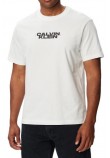 CALVIN KLEIN JEANS 20S WASHED SPINE GRAPHIC T-SHIRT ΜΠΛΟΥΖΑ ΑΝΔΡΙΚΗ BRIGHT WHITE