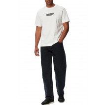 CALVIN KLEIN JEANS 20S WASHED SPINE GRAPHIC T-SHIRT ΜΠΛΟΥΖΑ ΑΝΔΡΙΚΗ BRIGHT WHITE