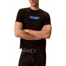 CALVIN KLEIN JEANS 20S WASHED SPINE GRAPHIC T-SHIRT ΜΠΛΟΥΖΑ ΑΝΔΡΙΚΗ BLACK