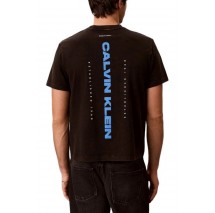 CALVIN KLEIN JEANS 20S WASHED SPINE GRAPHIC T-SHIRT ΜΠΛΟΥΖΑ ΑΝΔΡΙΚΗ BLACK