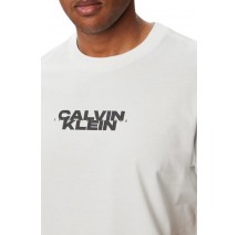 CALVIN KLEIN JEANS 20S WASHED SPINE GRAPHIC T-SHIRT ΜΠΛΟΥΖΑ ΑΝΔΡΙΚΗ BRIGHT WHITE