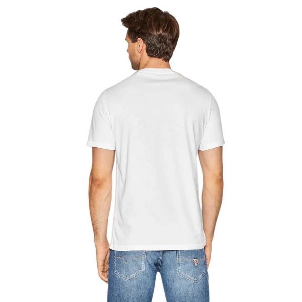 GUESS AIDY T-SHIRT ΜΠΛΟΥΖΑ ΑΝΔΡΙΚΗ WHITE