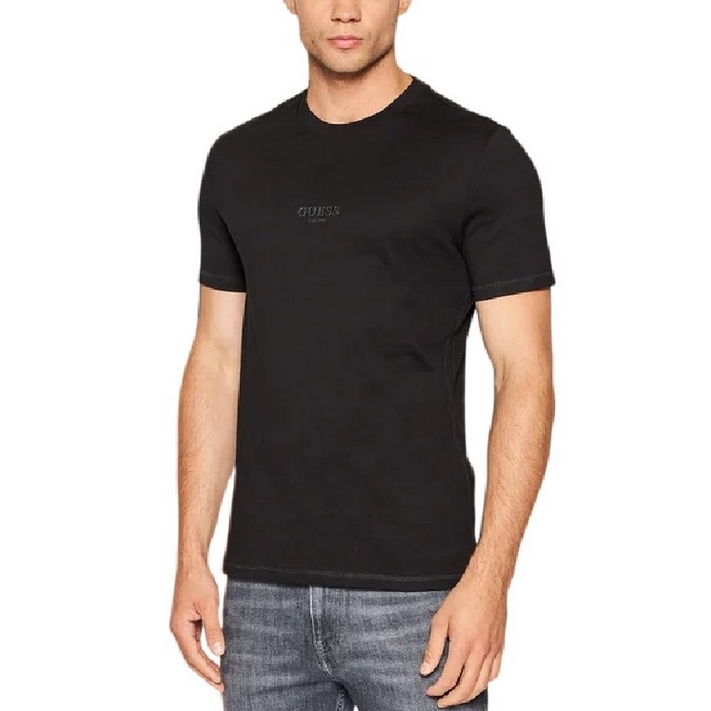 GUESS AIDY T-SHIRT ΜΠΛΟΥΖΑ ΑΝΔΡΙΚΗ BLACK