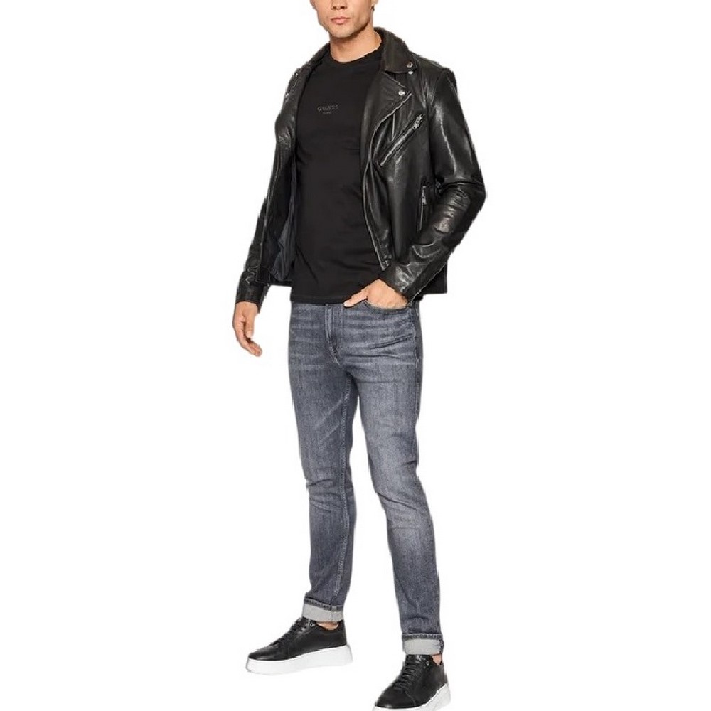 GUESS AIDY T-SHIRT ΜΠΛΟΥΖΑ ΑΝΔΡΙΚΗ BLACK