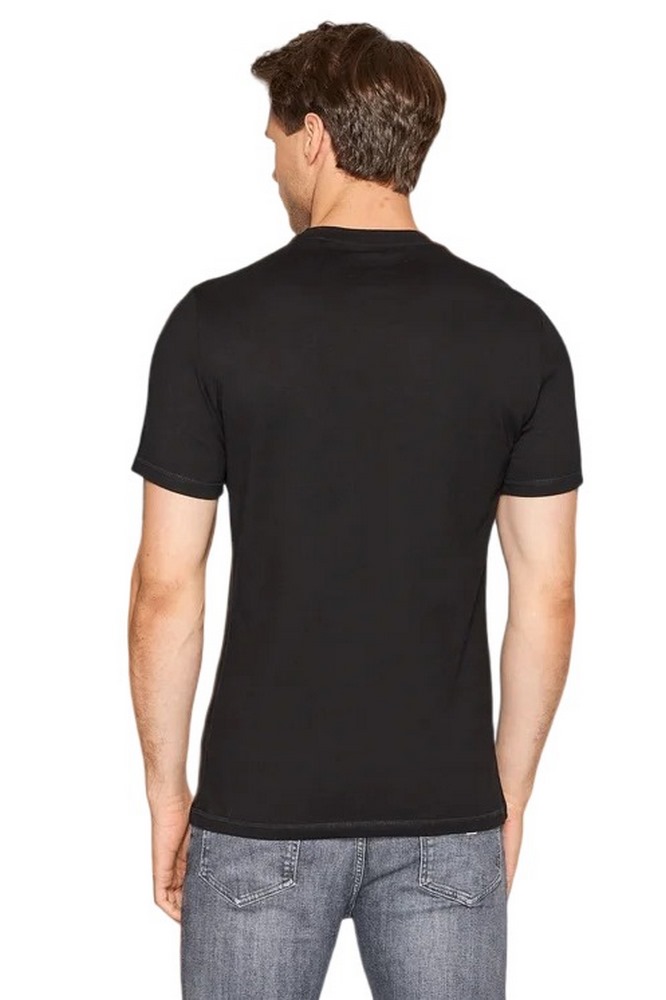 GUESS AIDY CN SS TEE T-SHIRT ΑΝΔΡΙΚΟ BLACK