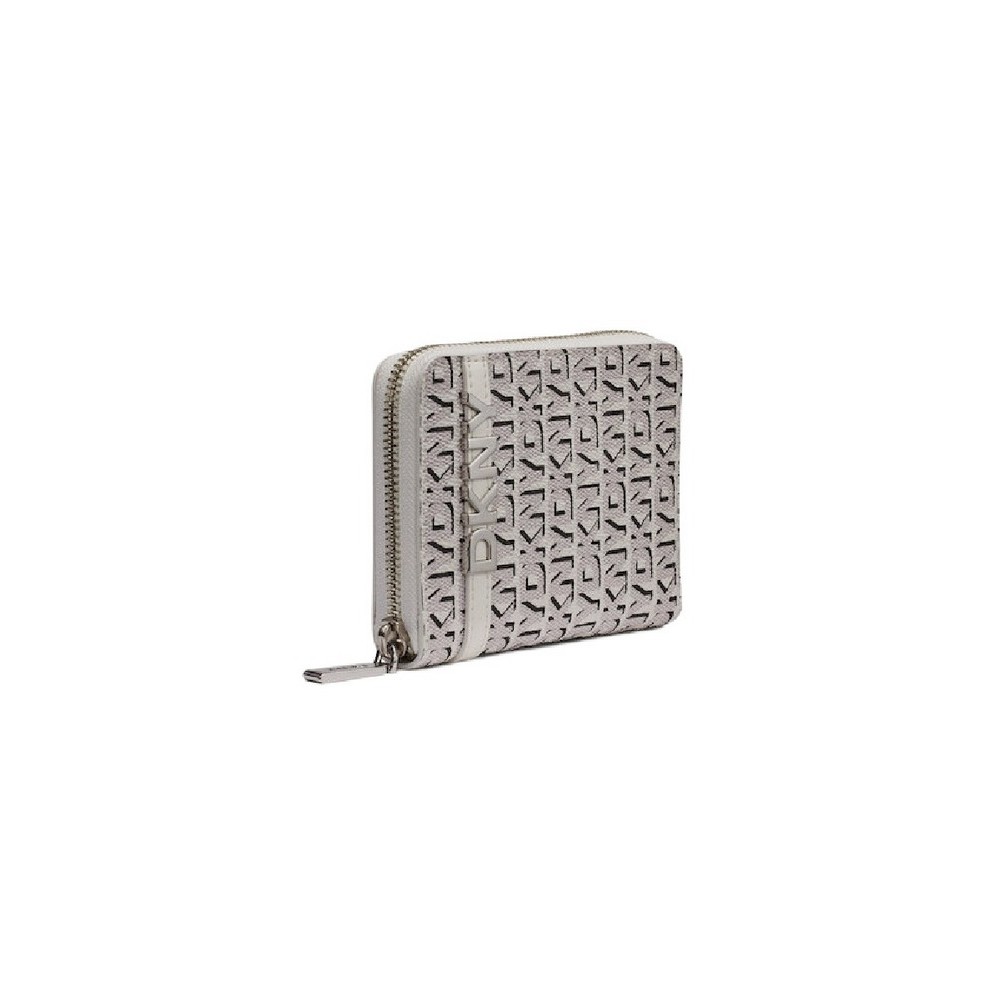 DKNY AVRIL SM ZIP R5215M25 ΠΟΡΤΟΦΟΛΙ ΓΥΝΑΙΚΕΙΟ WHITE