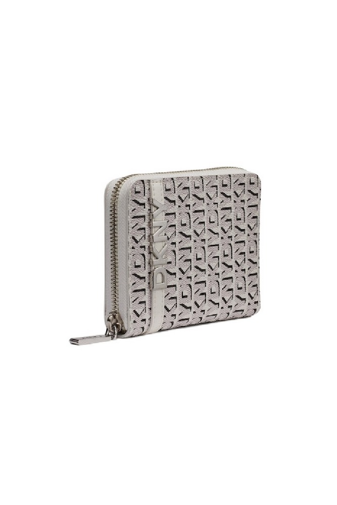 DKNY AVRIL SM ZIP R5215M25 ΠΟΡΤΟΦΟΛΙ ΓΥΝΑΙΚΕΙΟ WHITE